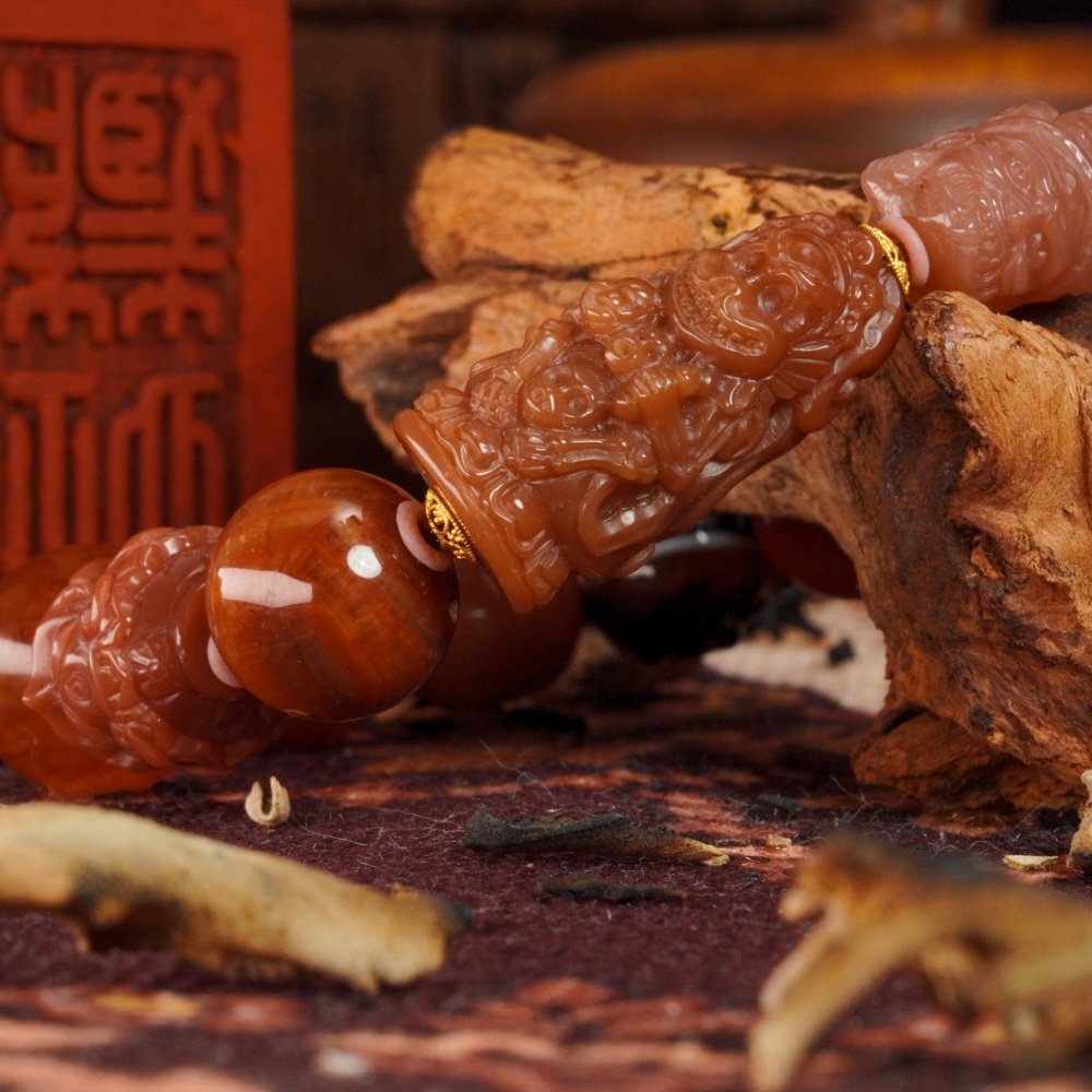 Red Agate Guardian Bracelet – Vitality, Protection & Auspicious Energy