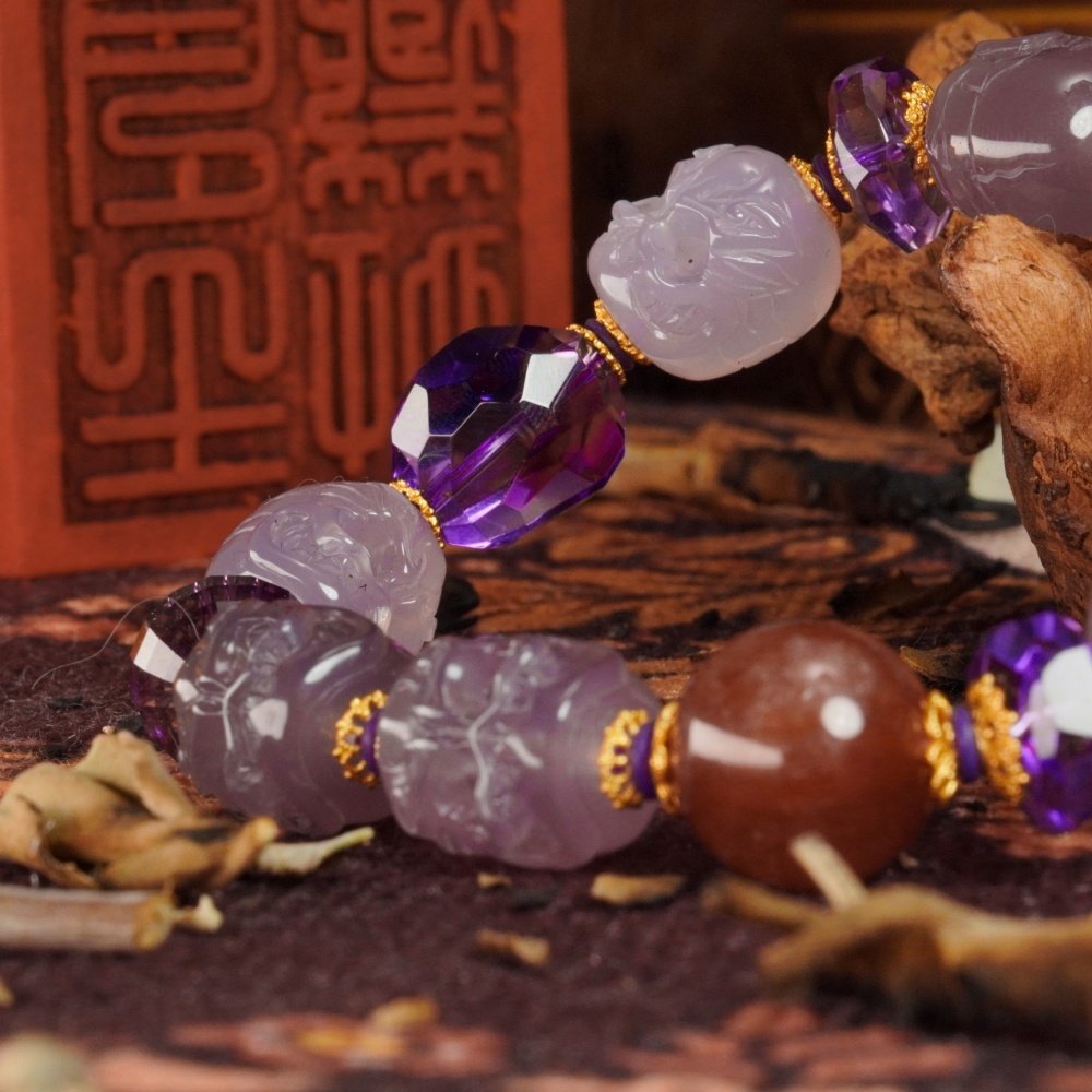 Rutilated Quartz & Agate Bracelet – Vitality, Protection & Spiritual Balance