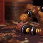 Striped Agate & Skull Totem Bracelet – Balance, Power & Protection