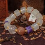 White Agate & Crystal Harmony Bracelet – Balance, Clarity & Inner Strength