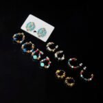 Groxiar Bohemian Spirit Earring Collection | Natural Stone Gemstone Hoops & Vintage Ornate Studs