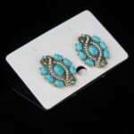 Groxiar Bohemian Spirit Earring Collection | Natural Stone Gemstone Hoops & Vintage Ornate Studs