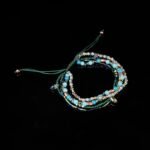 Groxiara™ Bohemian Multi-Layer Bracelet Collection | Handmade Seed Bead & Leather Magnetic Wrap Sets