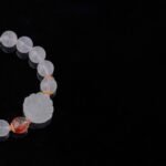 Groxiara | 'The Mystic Fox' Hand-Carved Rose Quartz Bracelet – Manifesting Romantic Charisma & Soulmate Connection - 17cm (6.7")