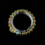 Groxiara | 'Golden Fox' Hand-Carved Citrine Wealth & Intuition Bracelet – Aquamarine & Amethyst Accents - 17cm (6.7")