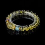 Groxiara | 'Golden Fox' Hand-Carved Citrine Wealth & Intuition Bracelet – Aquamarine & Amethyst Accents - 17cm (6.7")